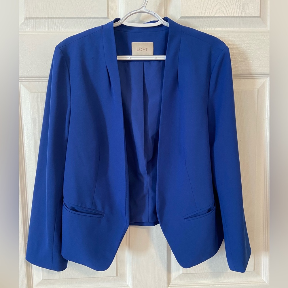 Anne Taylor LOFT Blue Blazer